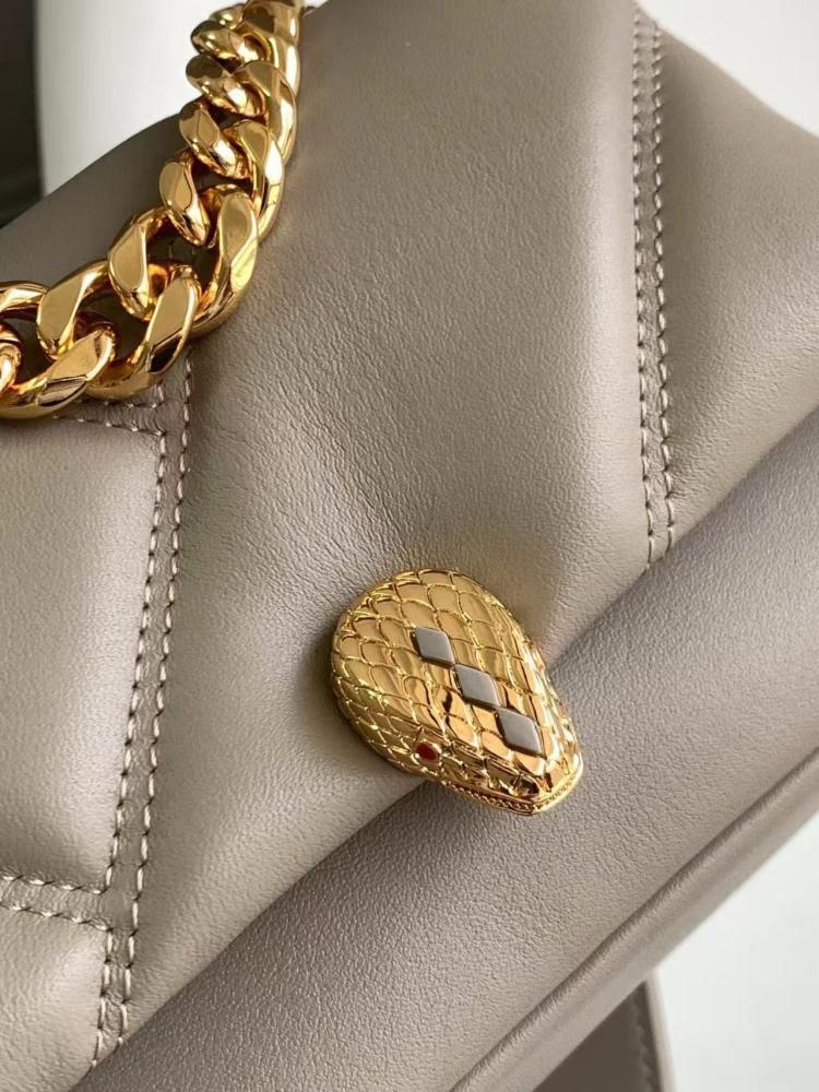 شنطة بولغاري Serpenti Cobochon مقاس 18cm