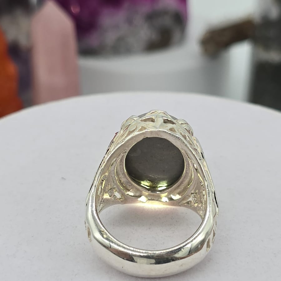 A Sulaimani agate ring