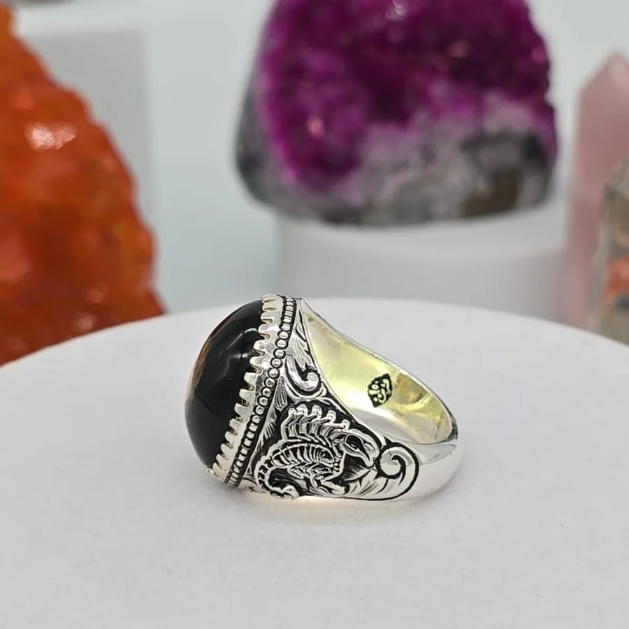 خاتم رجالي يسر فضة 950