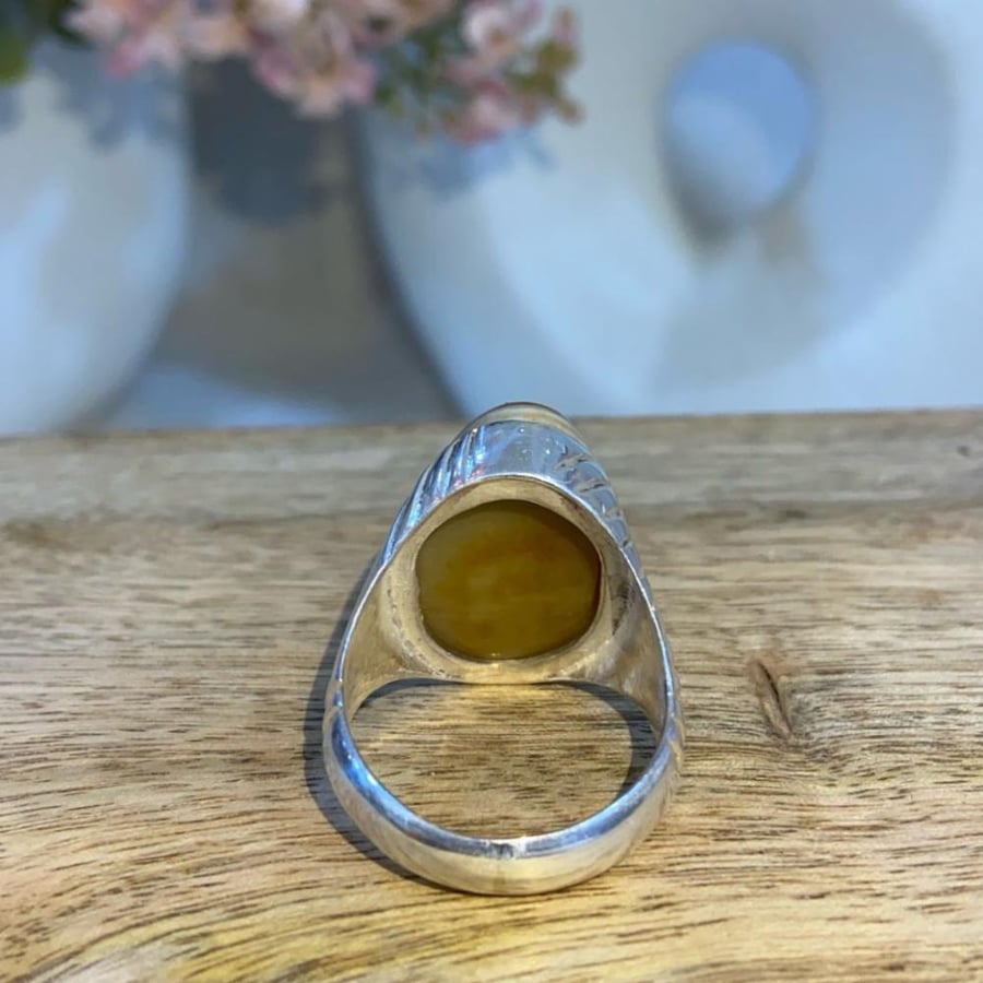 A Sulaimani agate ring