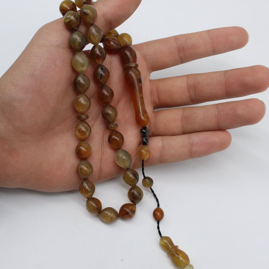 سبحة رجالية قرن ماعز