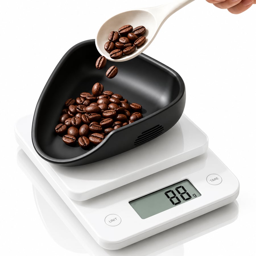 وعاء توزيع حبوب البن