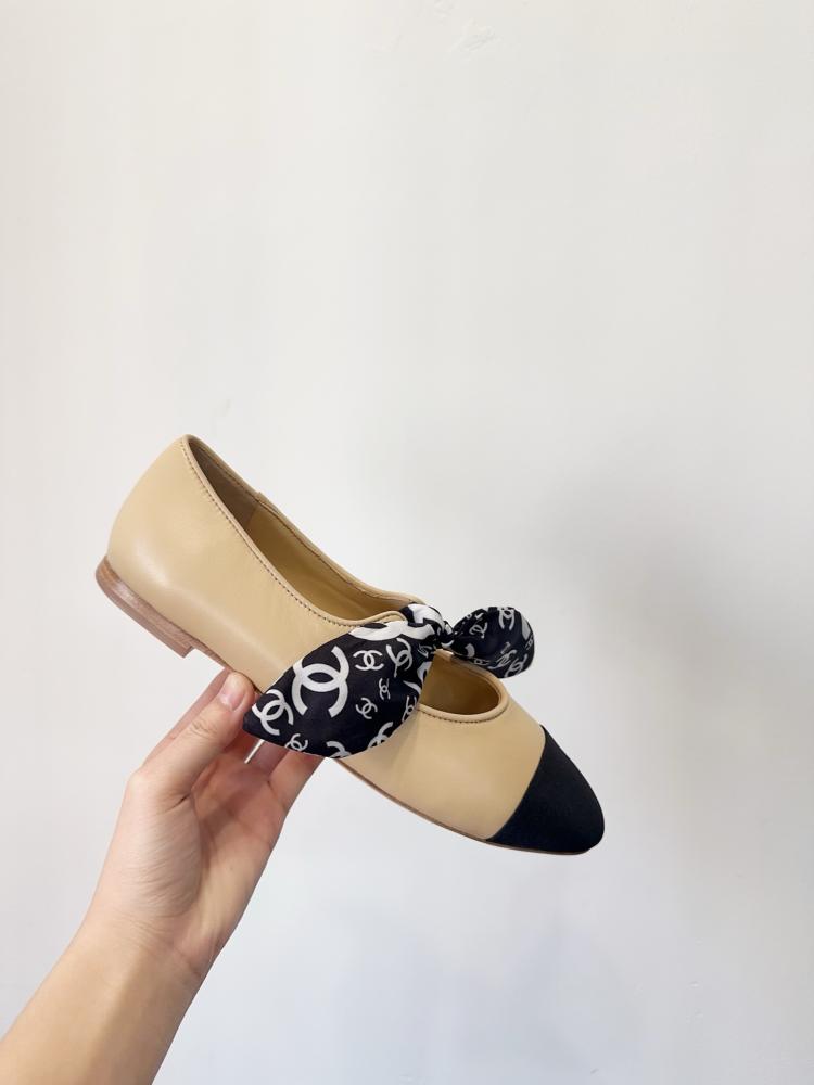 حذاء Chanel  باليرينا فلات فاخر