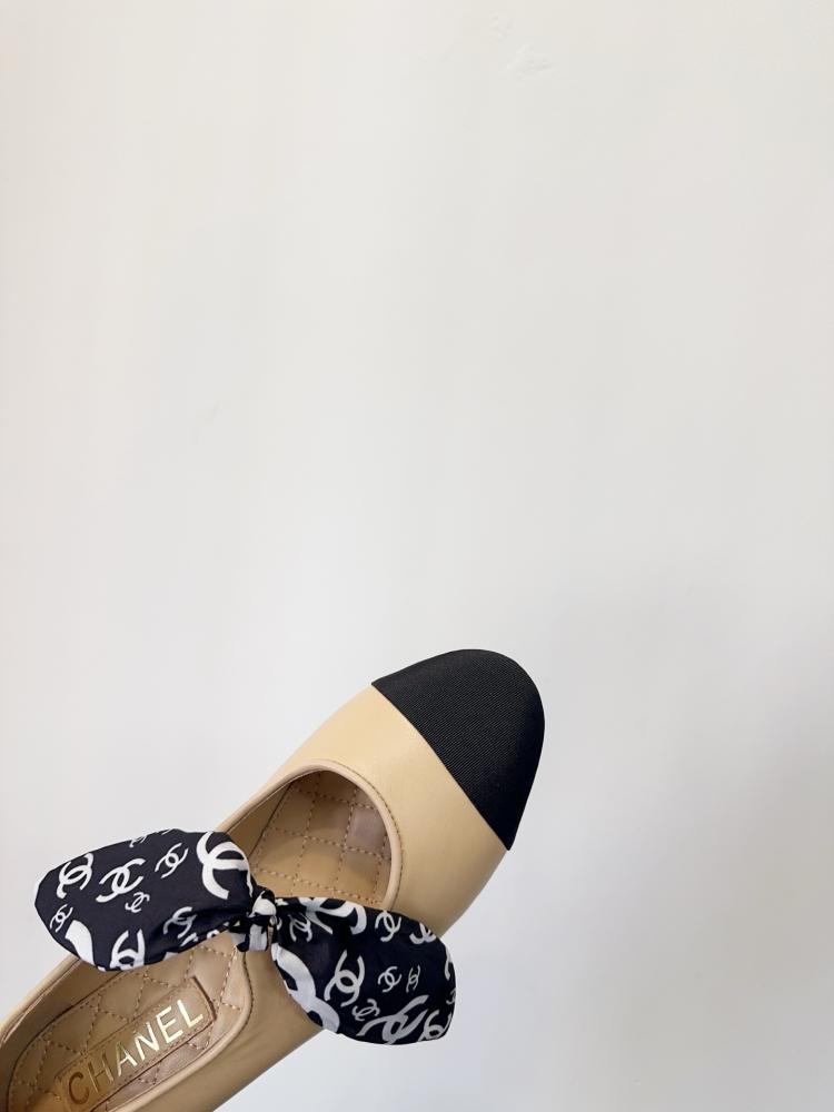 حذاء Chanel  باليرينا فلات فاخر