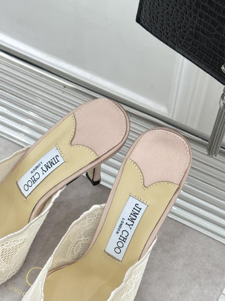 حذاء Jimmy Choo ميول دانتيل فاخر