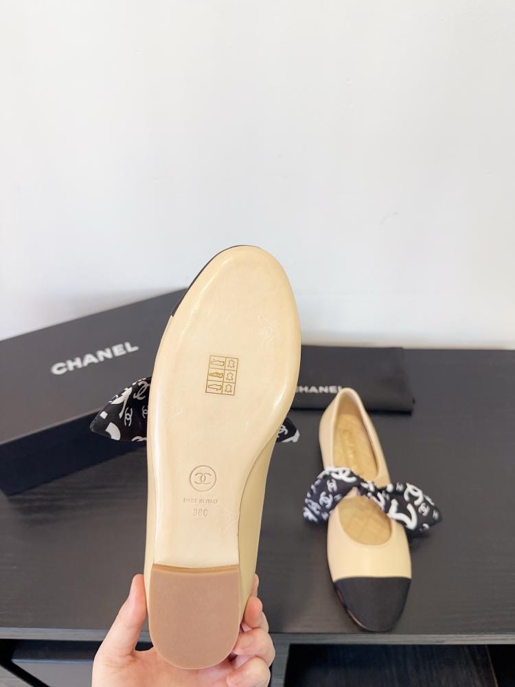 حذاء Chanel  باليرينا فلات فاخر