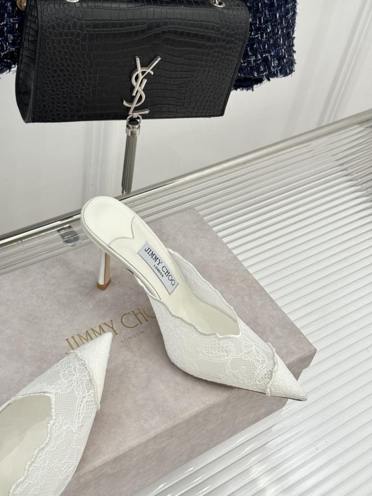 حذاء Jimmy Choo ميول دانتيل فاخر