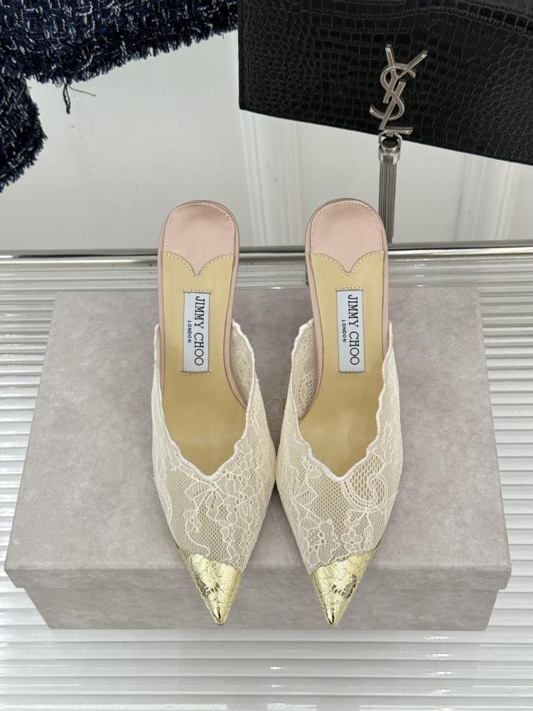حذاء Jimmy Choo ميول دانتيل فاخر