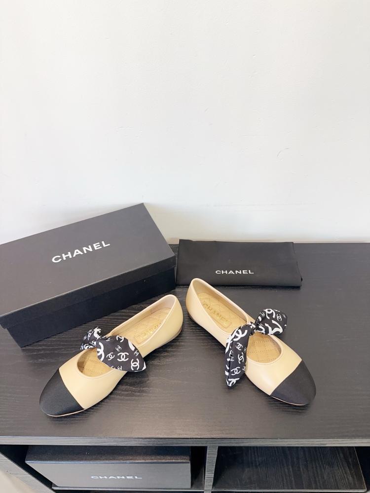 حذاء Chanel  باليرينا فلات فاخر