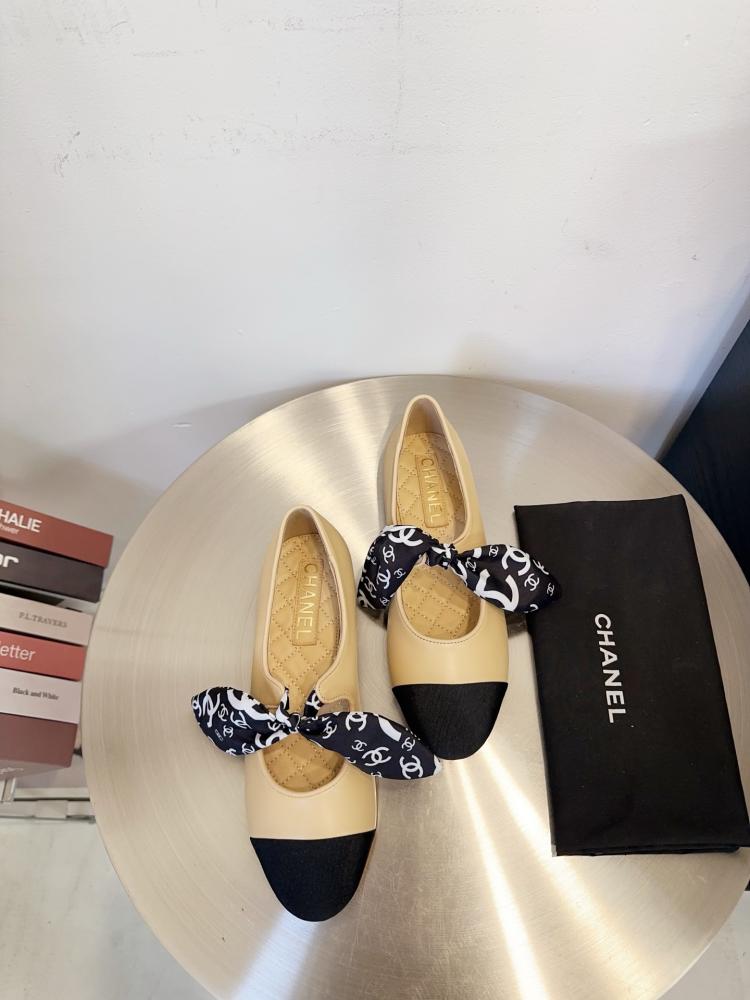 حذاء Chanel  باليرينا فلات فاخر