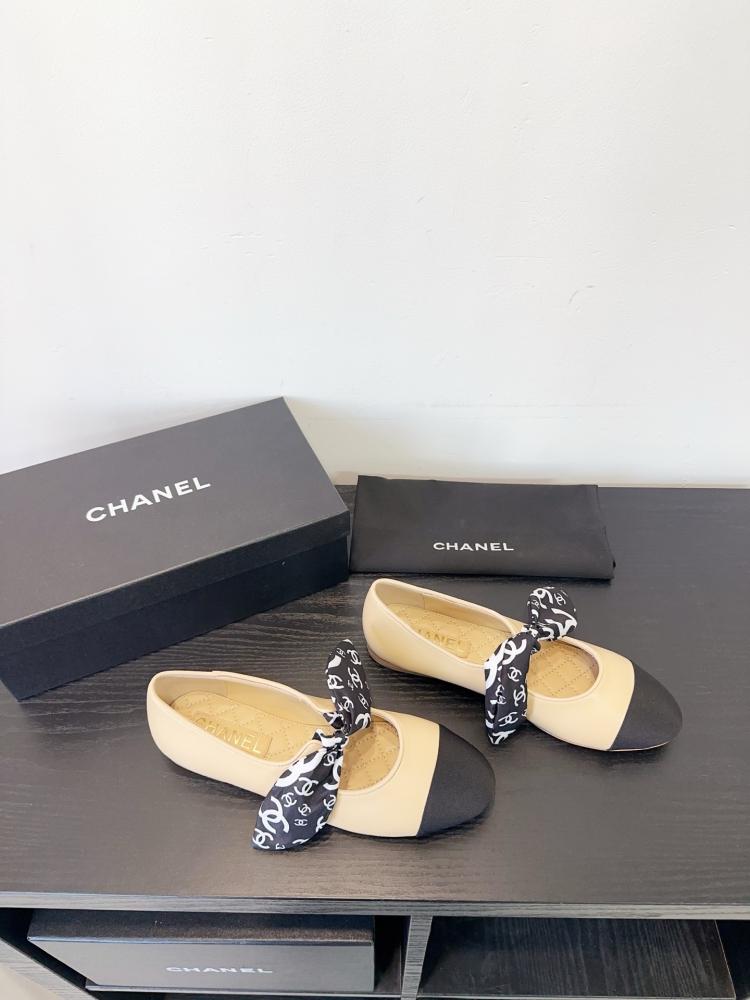 حذاء Chanel  باليرينا فلات فاخر