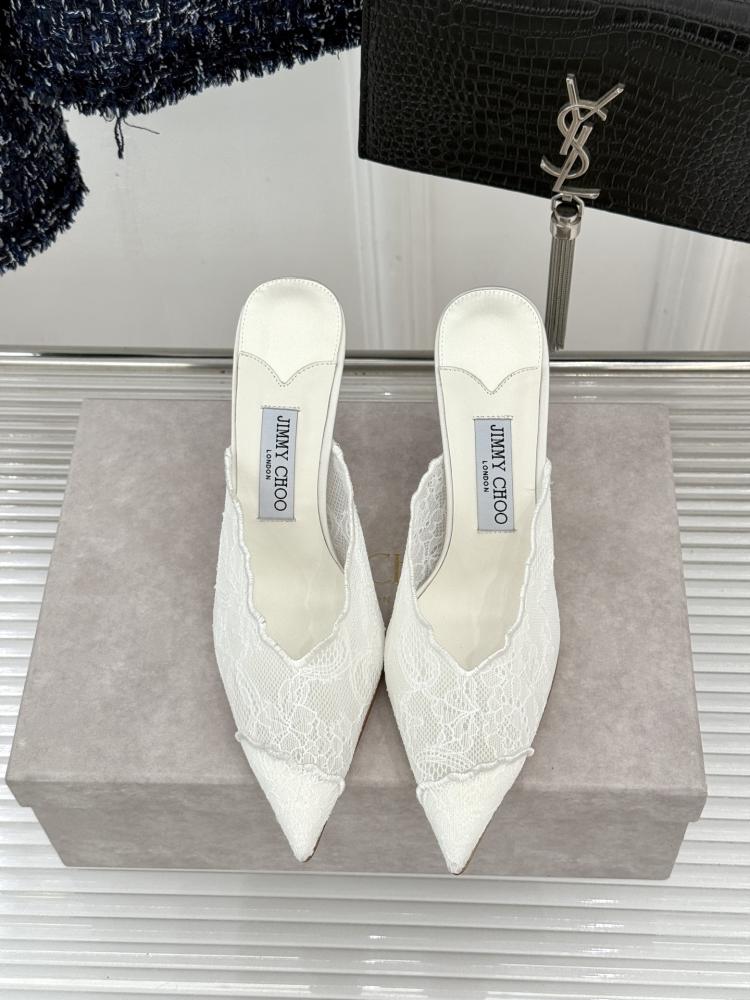 حذاء Jimmy Choo ميول دانتيل فاخر