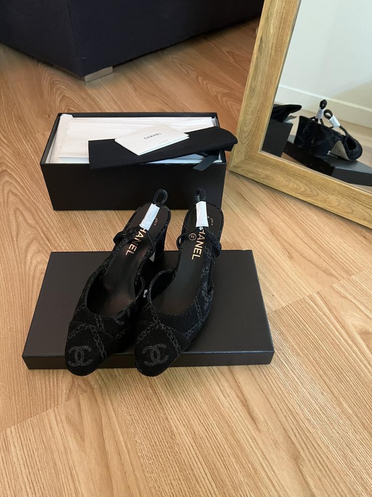 حذاء Chanel  باليرينا فلات فاخر