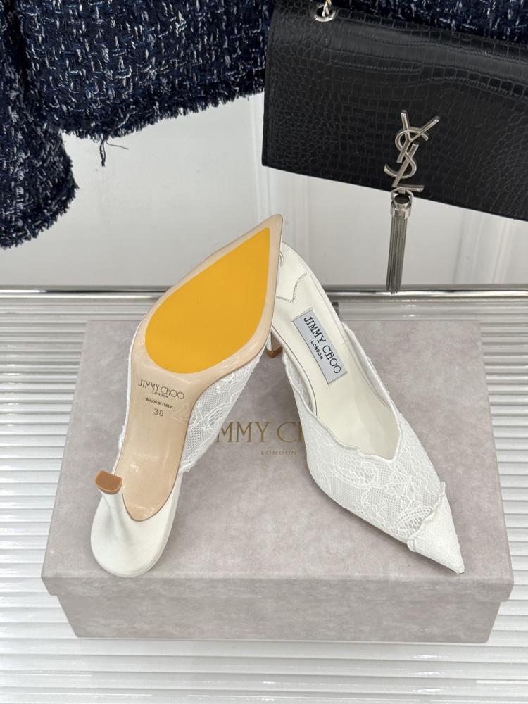 حذاء Jimmy Choo ميول دانتيل فاخر