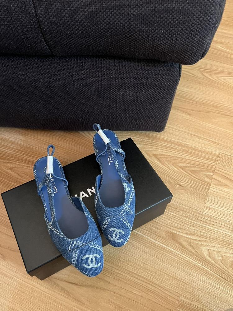 حذاء Chanel  باليرينا فلات فاخر