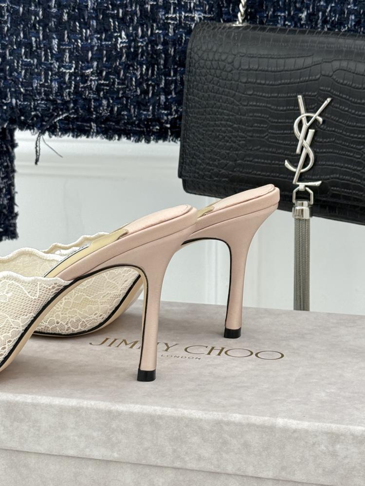 حذاء Jimmy Choo ميول دانتيل فاخر