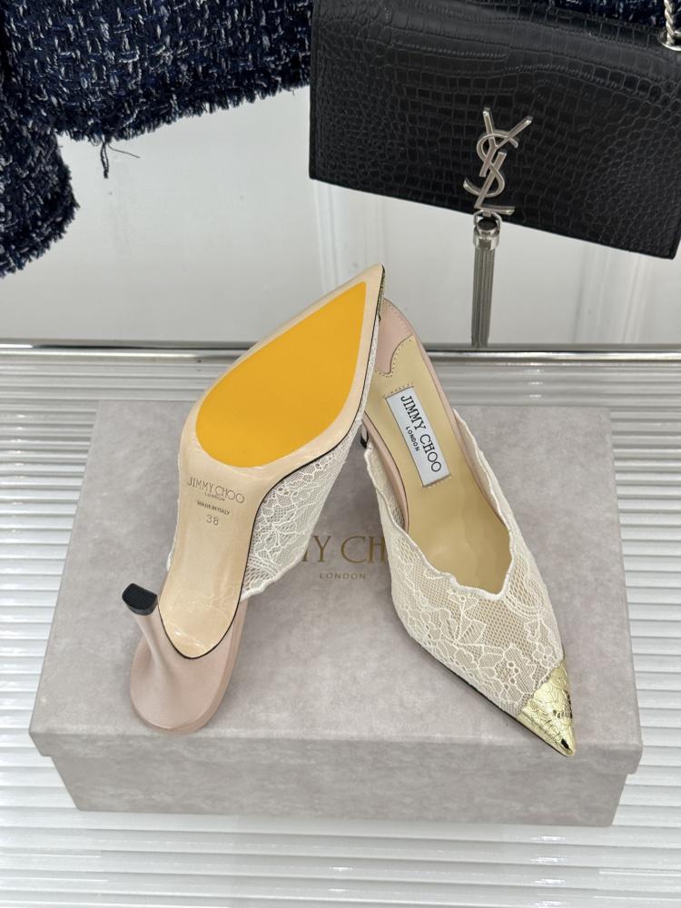 حذاء Jimmy Choo ميول دانتيل فاخر