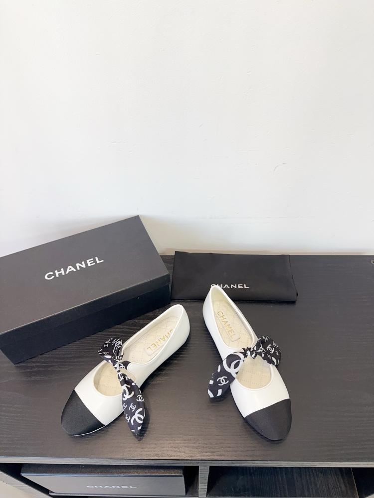 حذاء Chanel  باليرينا فلات فاخر