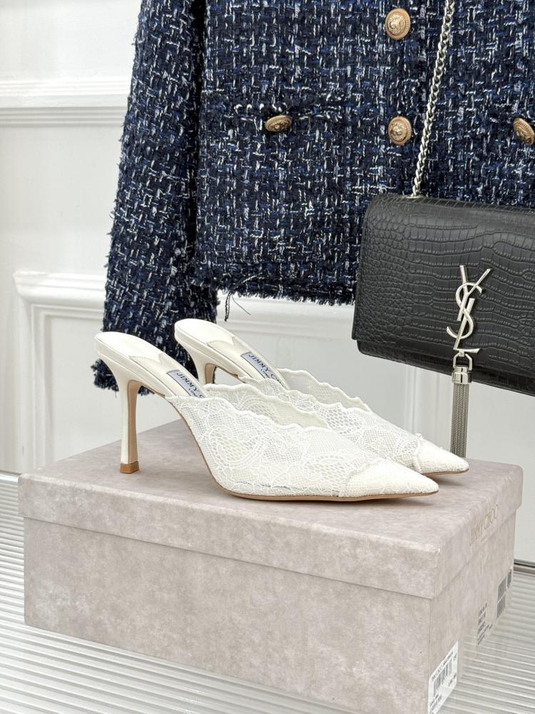 حذاء Jimmy Choo ميول دانتيل فاخر