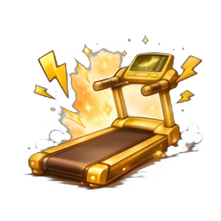 Gold Treadmill x3 speed - ماب الكيبورد