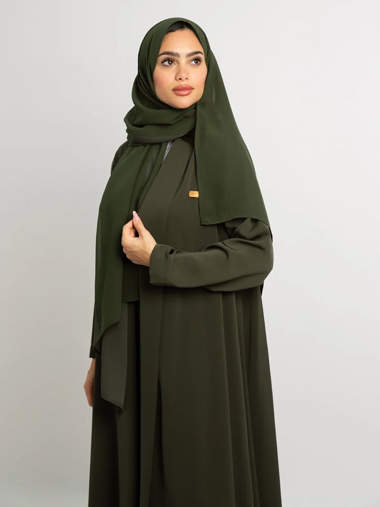 عباية نص كلوش بكولة زيتي