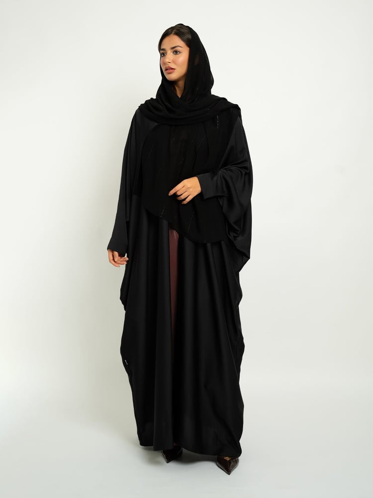 عباية بشت بَريق مَدى أسود دُجى