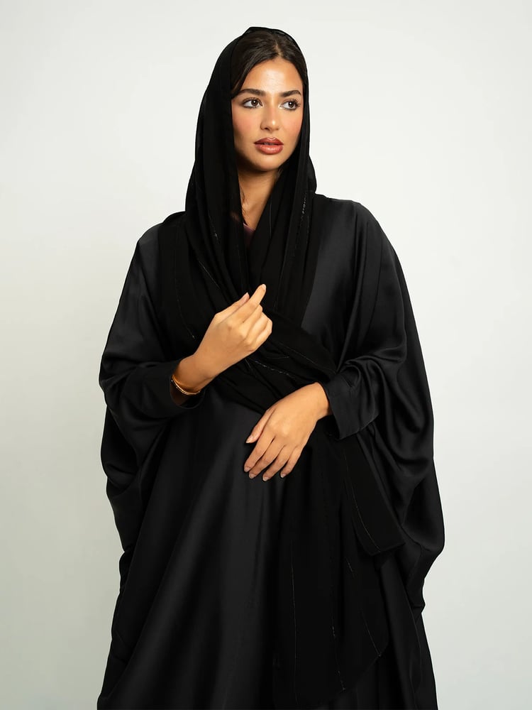 عباية بشت بَريق مَدى أسود دُجى