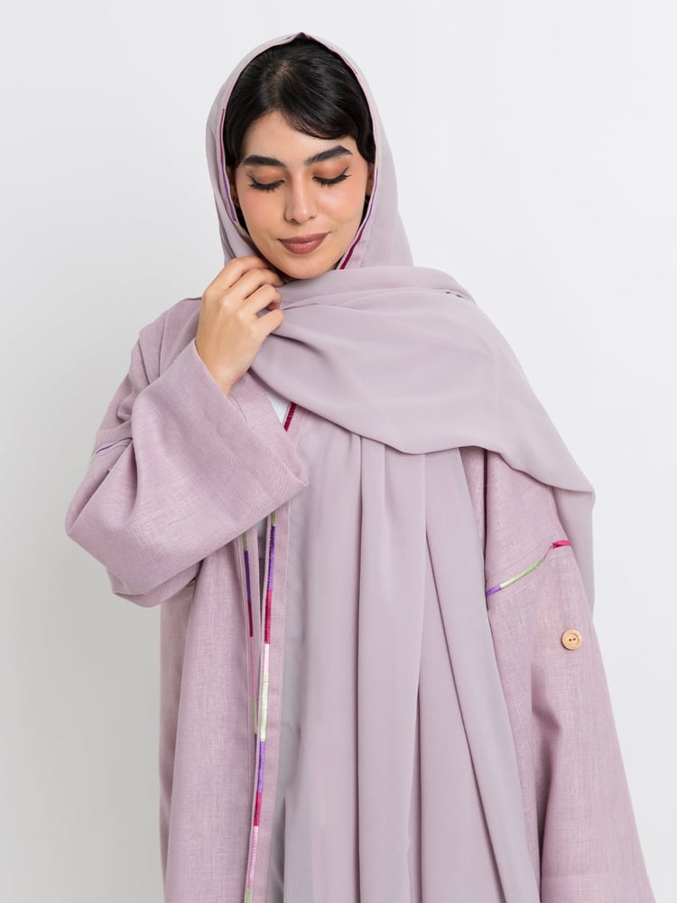 عباية بوهيمي رينبو وردي