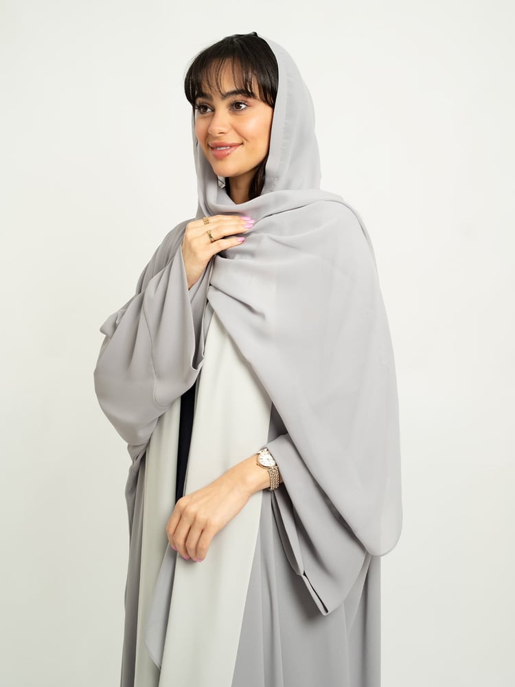 عباية فلوستايل درجات رمادي
