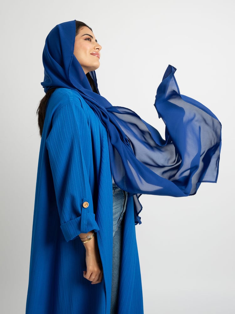عباية كومفي - أزرق ناصع