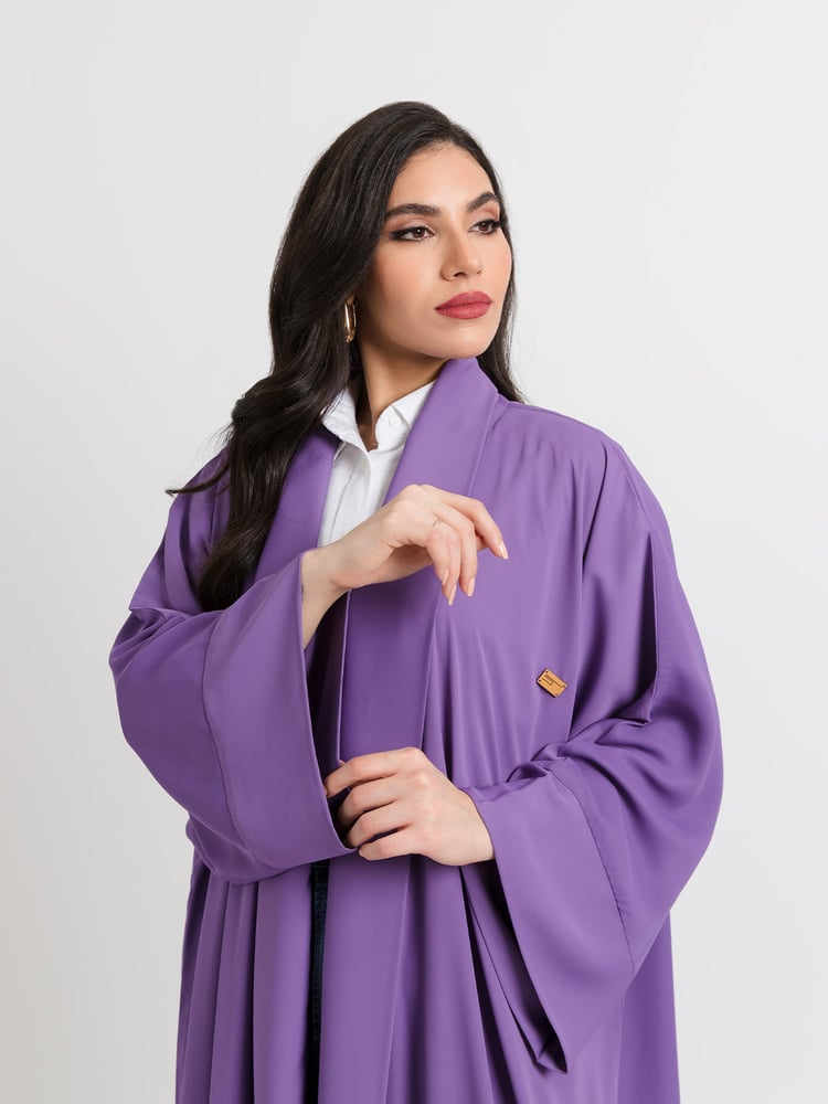 عباية فلوستايل كريب - بنفسجي