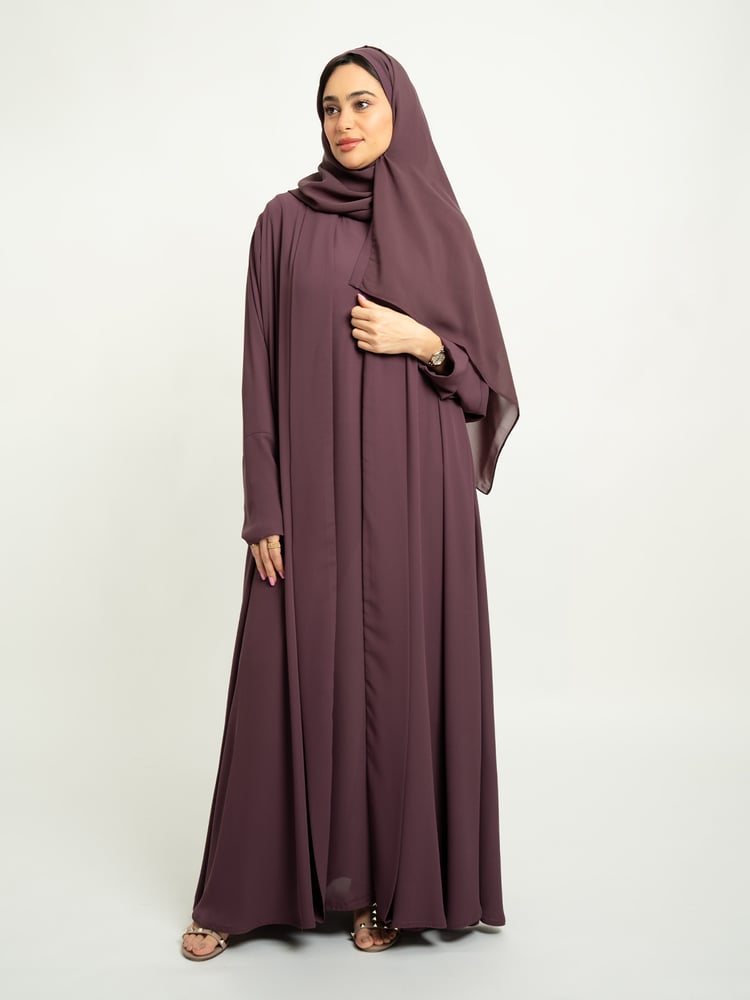 عباية نص كلوش لف بكولة موف