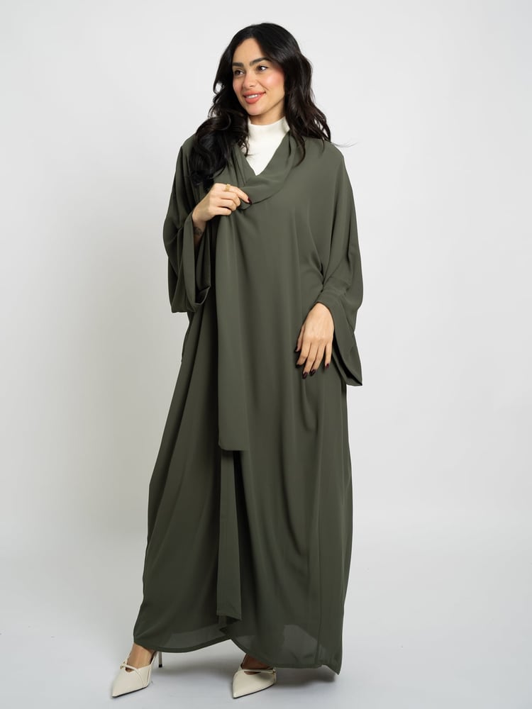 عباية فلوستايل زيتي