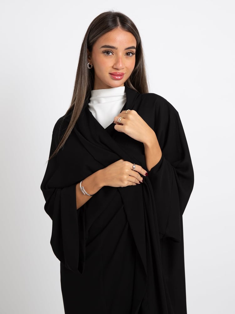 عباية فلوستايل أسود