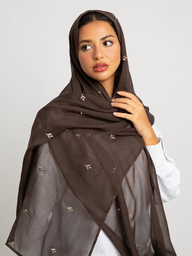 طرحه بوال طبقة درب الورد بني غامق
