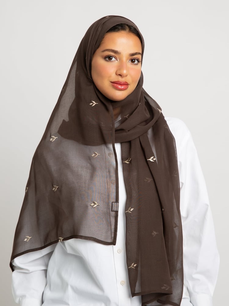 طرحه بوال طبقة درب الورد بني غامق