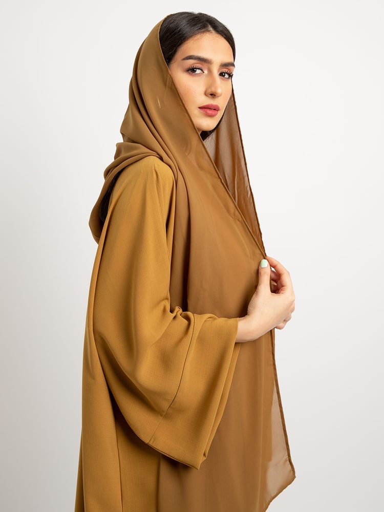 عباية كيمونو ماسترد بقصة واسعة
