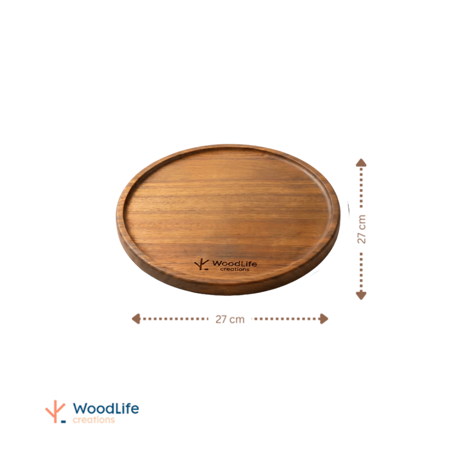 27cm round tray