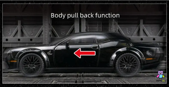 سيارة  Dodge تفاعلية (اسود)