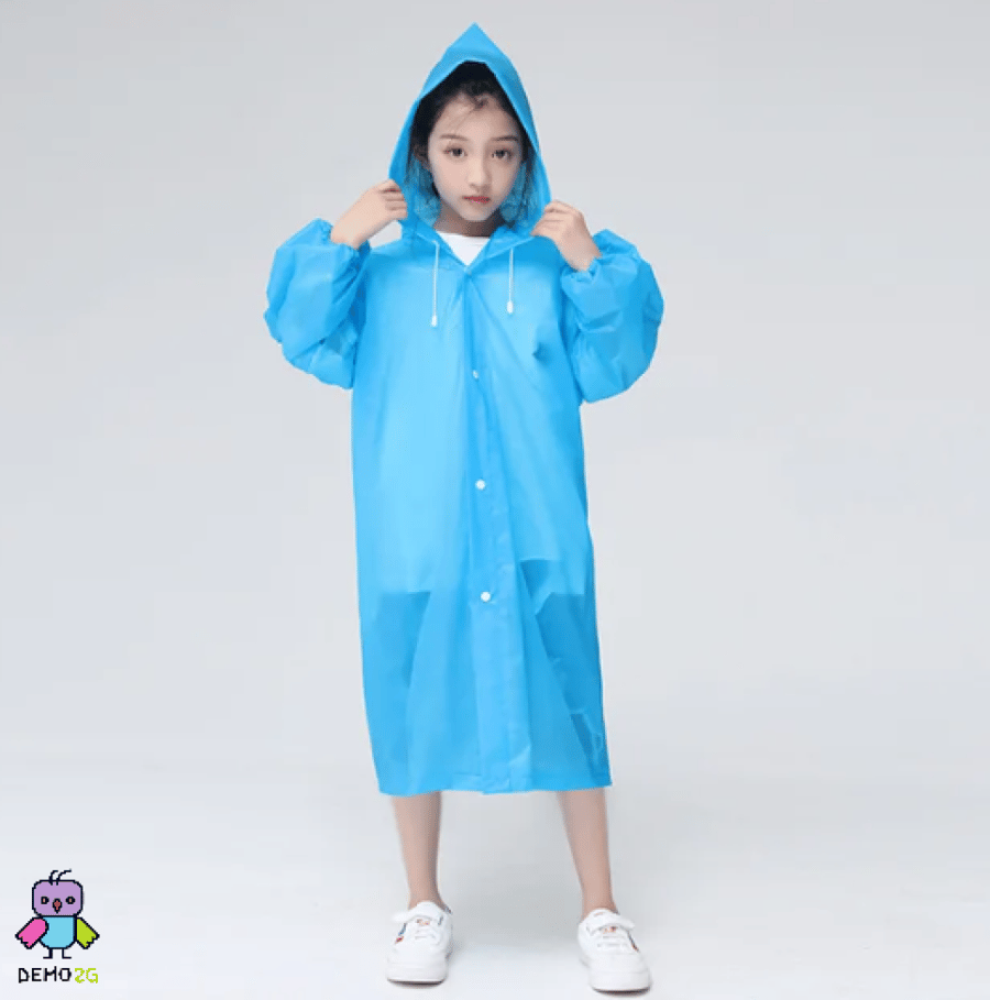معطف واقي من المطر للصغار