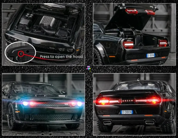 سيارة  Dodge تفاعلية (اسود)