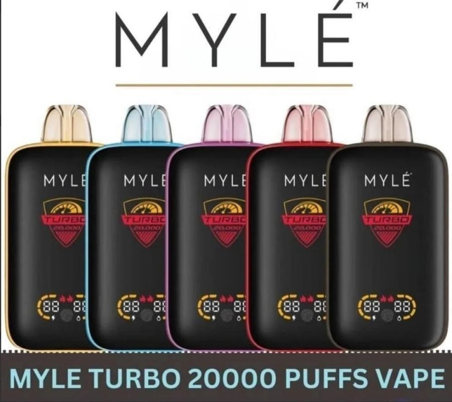 مايلي 20000 موشة فراولة - Myle Turbo 20k Puff Strawberry Ke