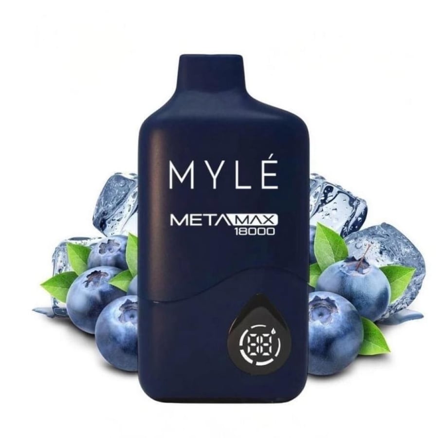سحبة مايلي ماكس 18000 بلوبيري ايس - Myle Meta Max 18k Iced Blueberry