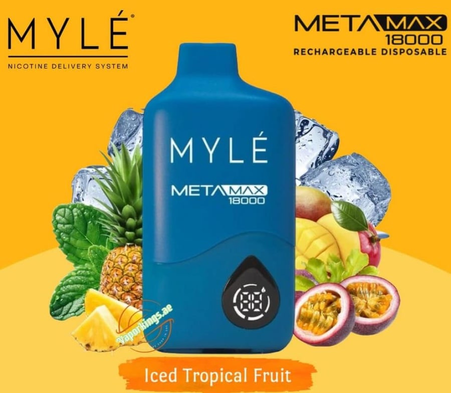 سحبة مايلي 18000 ايس تروبيكال فروت - Myle 18k Iced Tropical Fruit