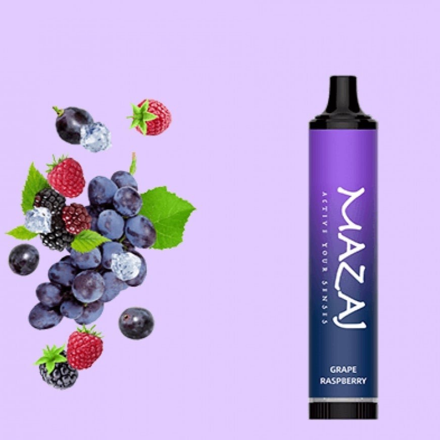 مزاج 5000 موشة ديمون عنب توت Mazaj 5000 Grape Raspberry - فيب السعودية
