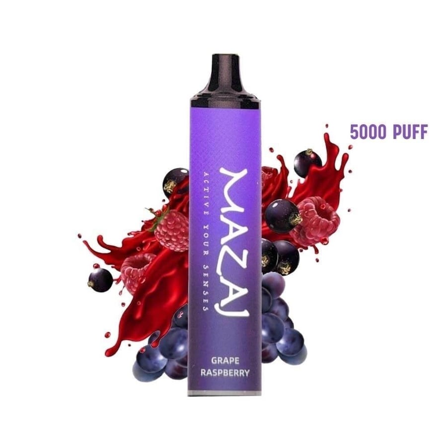 مزاج 5000 موشة ديمون عنب توت Mazaj 5000 Grape Raspberry - فيب السعودية