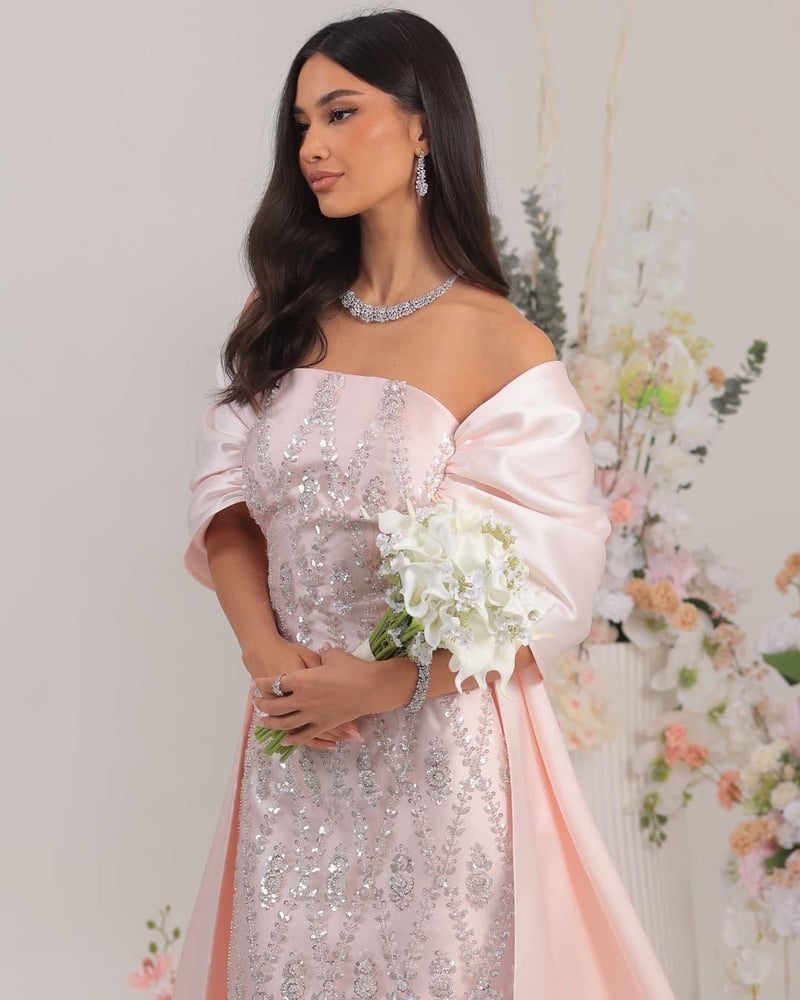 فستان سهره خطوبه ملكه