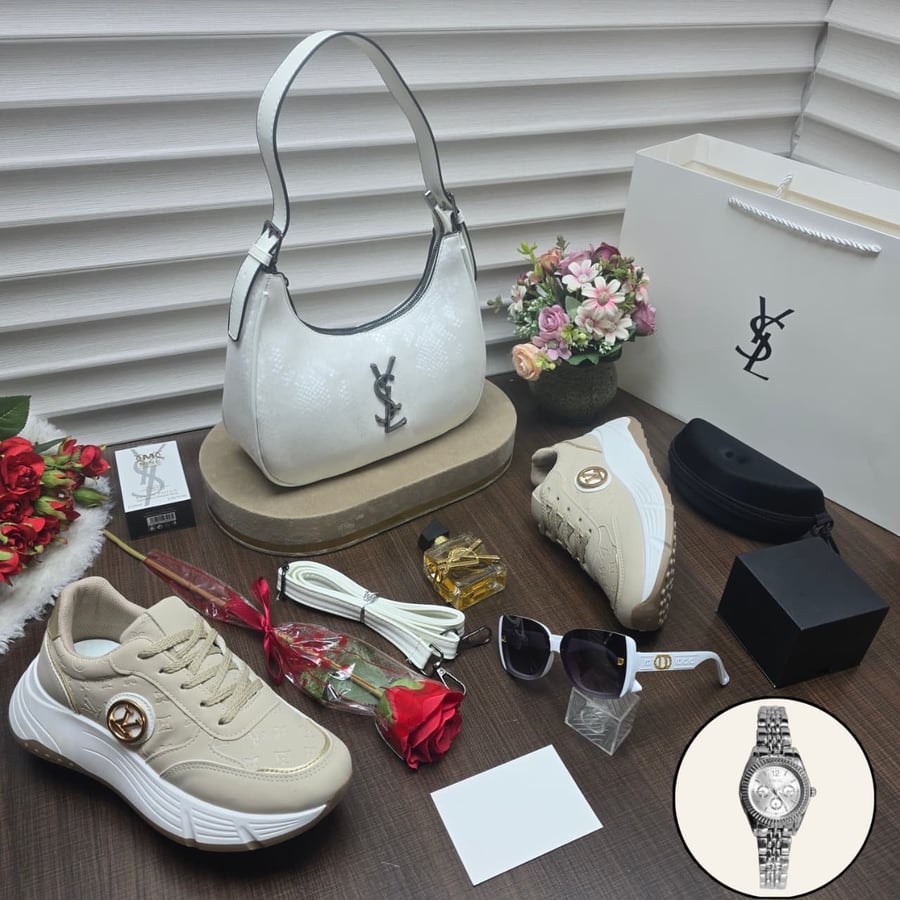 طقم شنط وشوزات ماركه درجه ثانيه