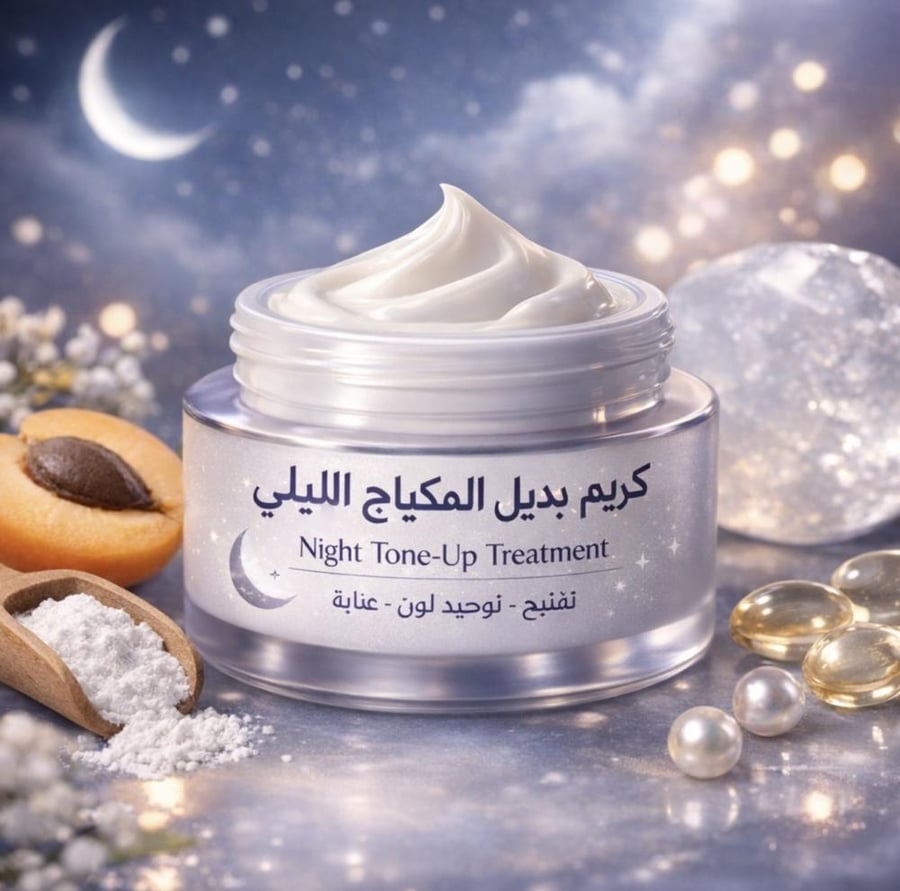 كريم التفتيح الليلي-بديل المكياج