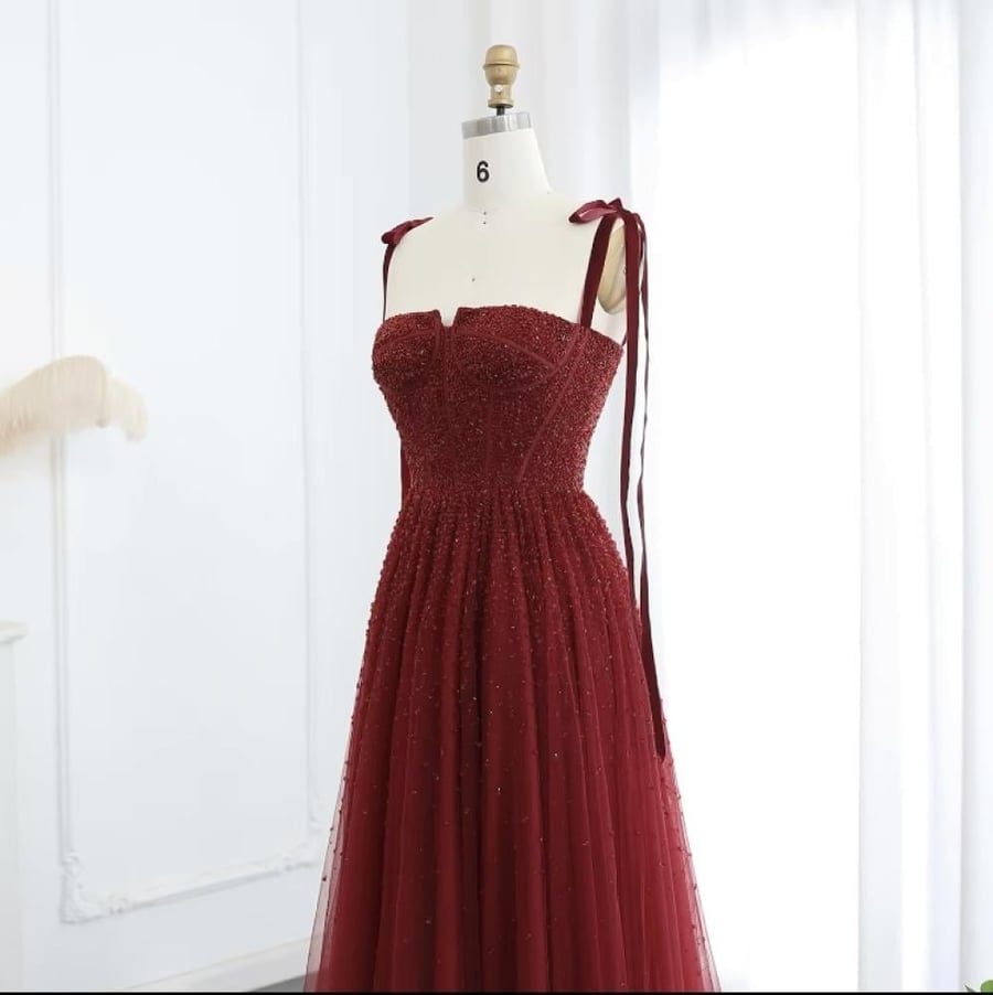 A distinctive engagement party dress